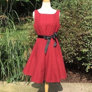 The Limited Sleeveless Dress Burgandy